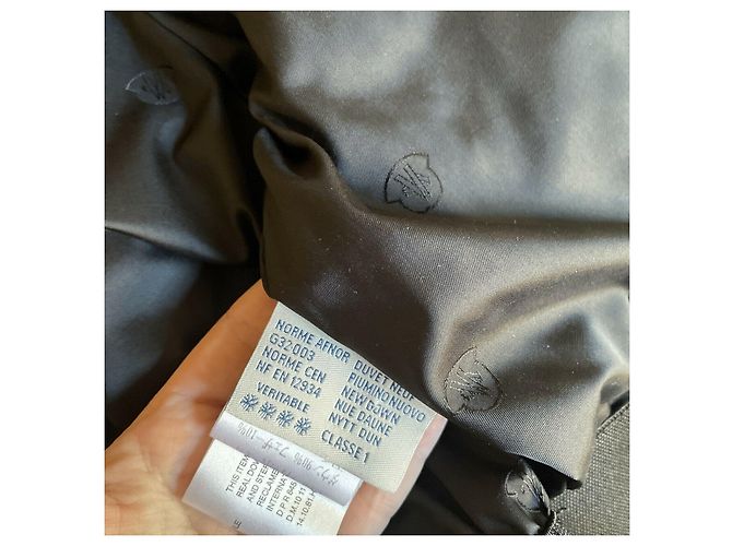 Chaqueta Moncler con capucha oculta negra Negro - vista 8