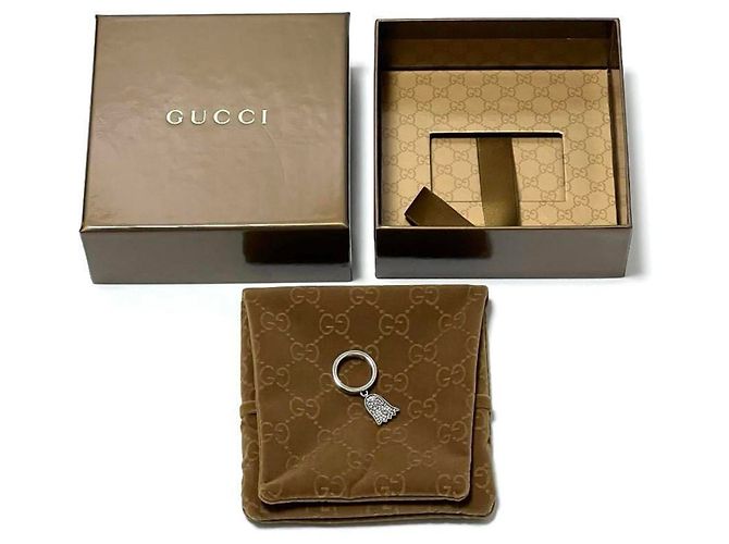 GUCCI Damen Ghost Pavé-Diamantring aus Silber 925 - Ansicht 10