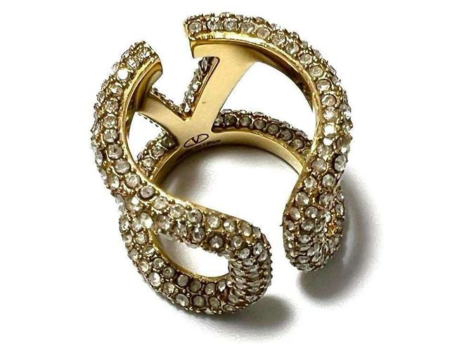 Anello V Logo Signature Donna Valentino GARAVANI D'oro - vista 5