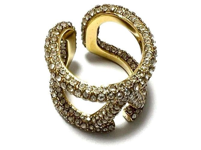 Anello V Logo Signature Donna Valentino GARAVANI D'oro - vista 6