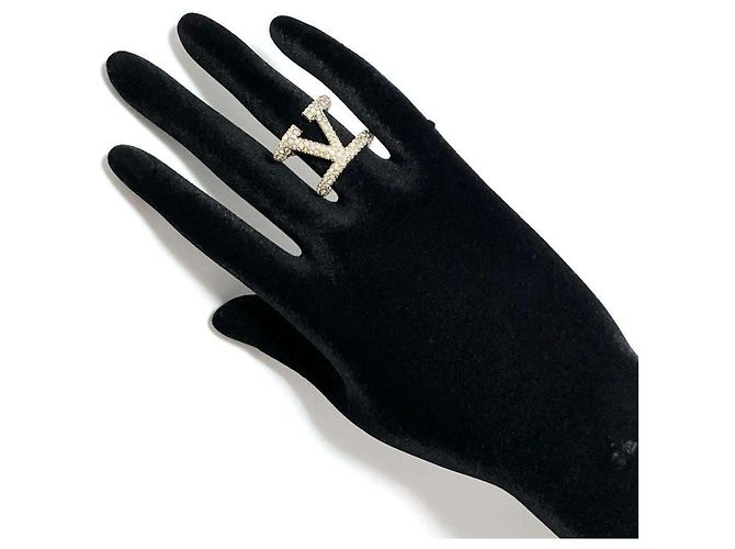 Anello V Logo Signature Donna Valentino GARAVANI D'oro - vista 8