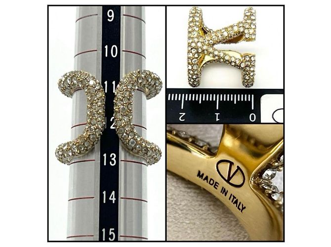 Anello V Logo Signature Donna Valentino GARAVANI D'oro - vista 9
