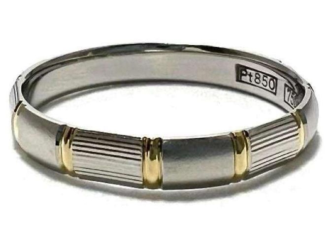 Céline Anello in platino e oro giallo per uomo CELINE Argento - vista 3