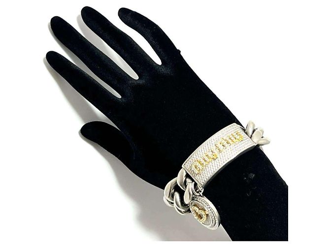 Bracciale charm ID in cristallo Miu Miu per donne - vista 10