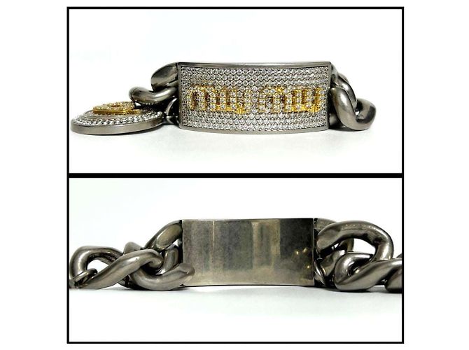 Bracciale charm ID in cristallo Miu Miu per donne - vista 2