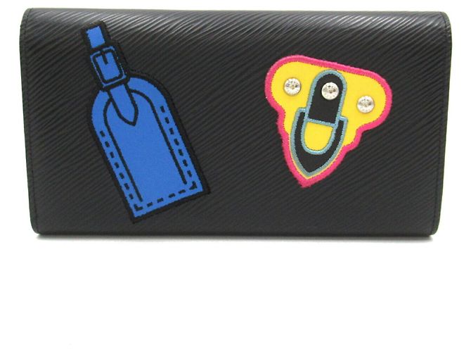 Louis Vuitton Epi Leather Long Wallet Black - view 3