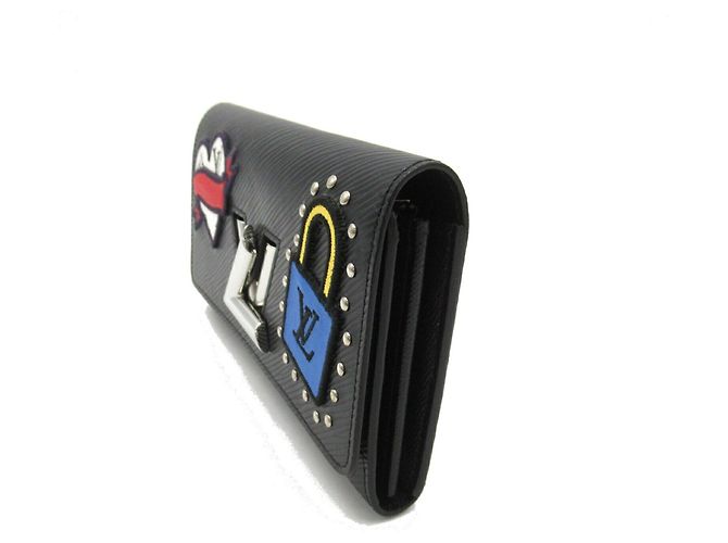 Louis Vuitton Epi Leather Long Wallet Black - view 4
