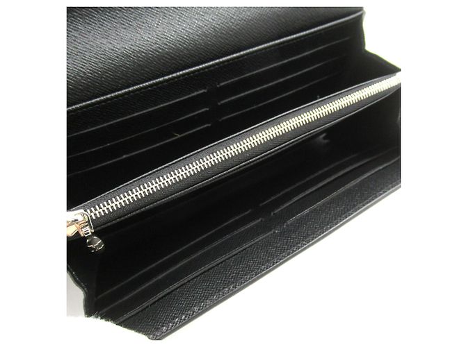 Louis Vuitton Epi Leather Long Wallet Black - view 6