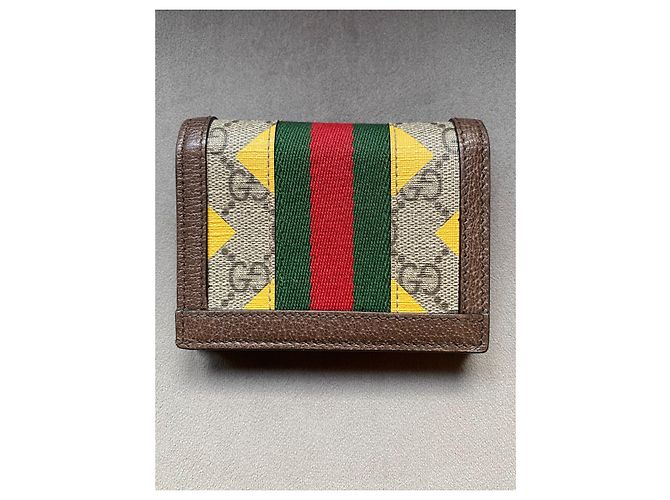 Gucci Centum Ophidia Geldbörse GG Supreme Canvas Bunt Mehrfarben - Ansicht 3