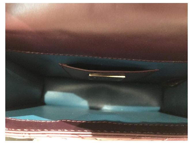 Borsa a mano Bulgari Serpenti Forever in pelle viola Porpora - vista 4