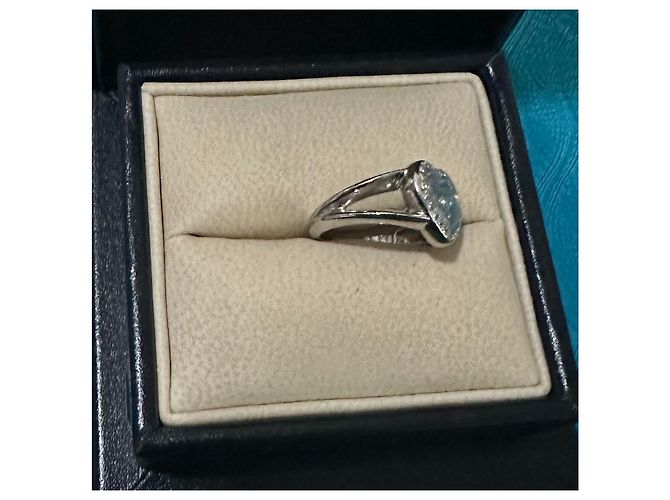 Anello Chopard Happy diamond in oro bianco Argento - vista 2