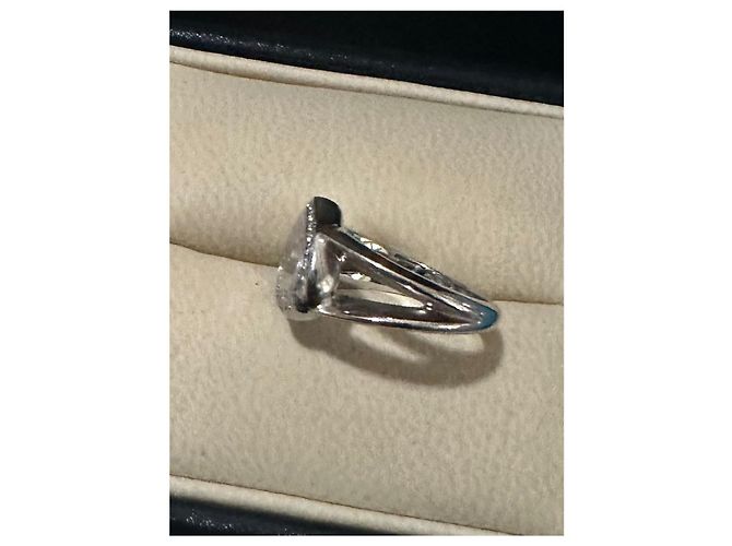 Anello Chopard Happy diamond in oro bianco Argento - vista 4