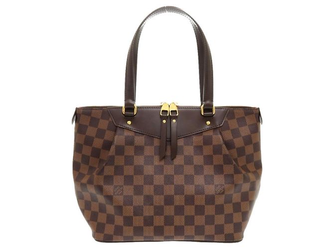 Borsa Louis Vuitton Westminster PM Damier Marrone - vista 2