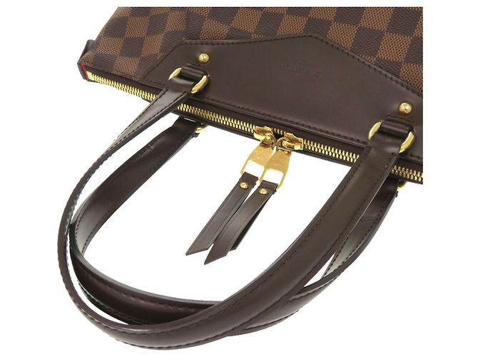 Borsa Louis Vuitton Westminster PM Damier Marrone - vista 7