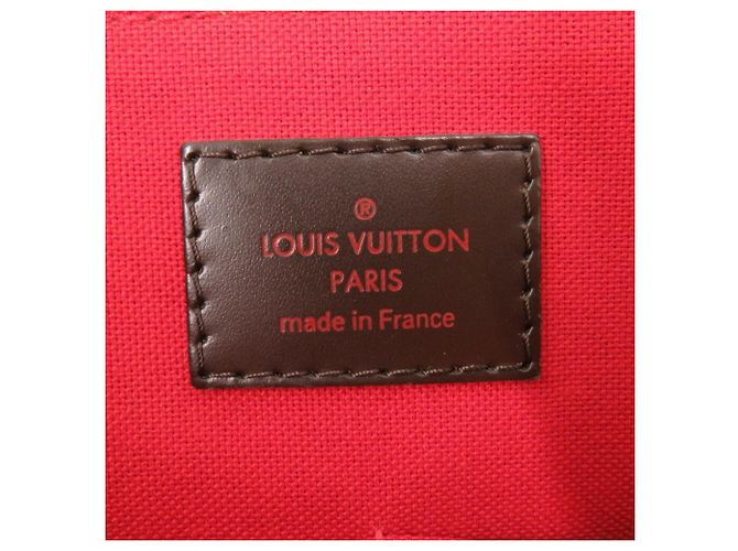 Borsa Louis Vuitton Westminster PM Damier Marrone - vista 9