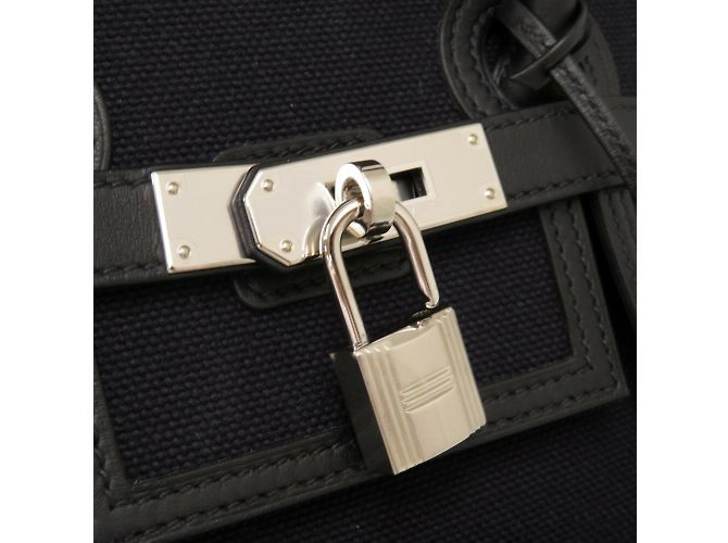 Hermès Borsa Hermes Birkin 35 Cargo Nero - vista 9