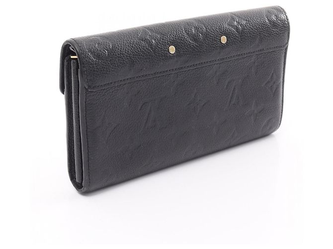 Cartera Metis Monogram Empreinte Larga de Louis Vuitton Negro - vista 3