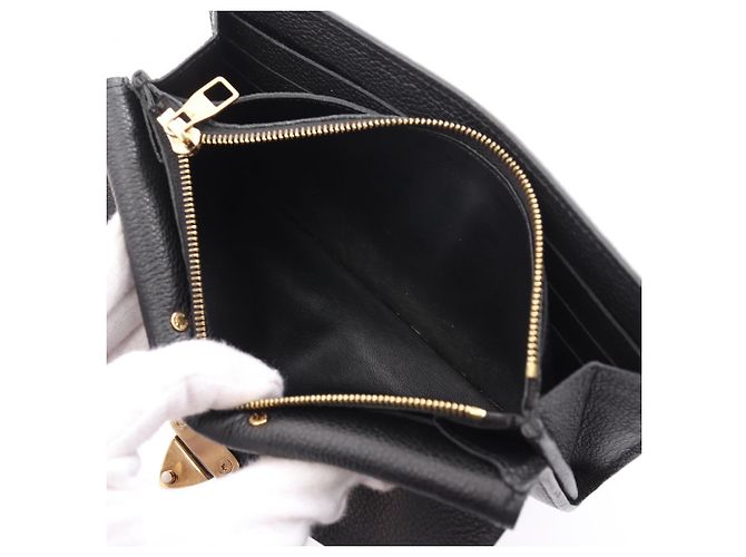 Cartera Metis Monogram Empreinte Larga de Louis Vuitton Negro - vista 7