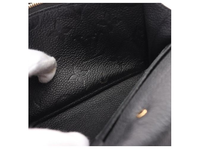 Cartera Metis Monogram Empreinte Larga de Louis Vuitton Negro - vista 8