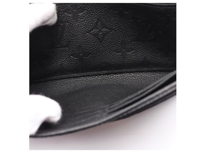 Cartera Metis Monogram Empreinte Larga de Louis Vuitton Negro - vista 9