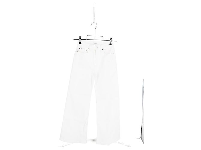 Jeans de pierna ancha Polo Ralph Lauren en algodón blanco - vista 4
