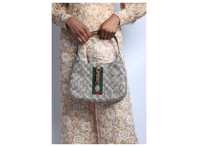 Gucci x Balenciaga Bolso Small Jackie 1961 de Brown The Hacker Castaño - vista 10