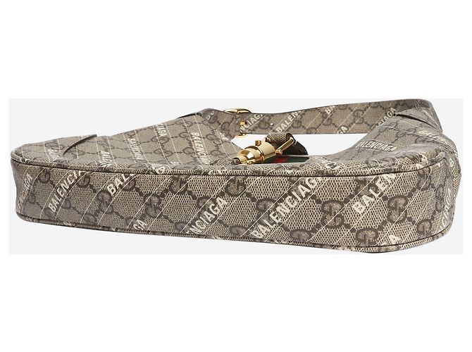 Gucci x Balenciaga Bolso Small Jackie 1961 de Brown The Hacker Castaño - vista 6