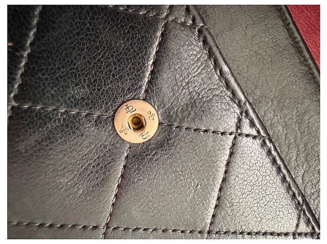 Timeless Borsa a mano Chanel in agnello nero con finiture oro - vista 10