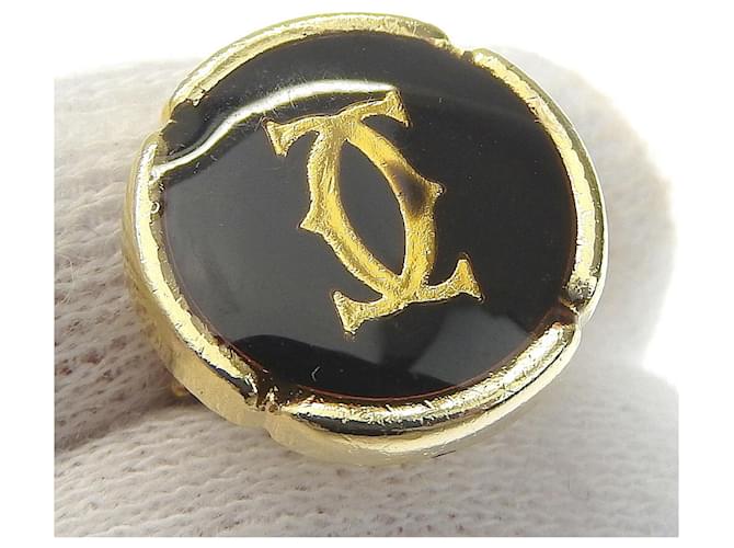 Set di Gemelli Cartier Nero e Oro D'oro - vista 4