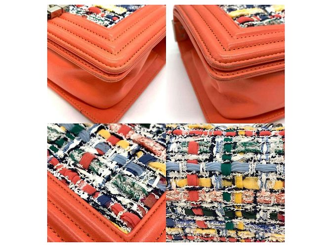 Borsa a spalla Chanel Boy Chain Multicolore - vista 4