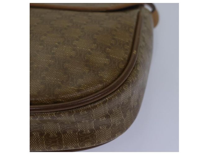 Céline Borsa a spalla in tela Macadam CELINE beige Auth bs16179 - vista 13