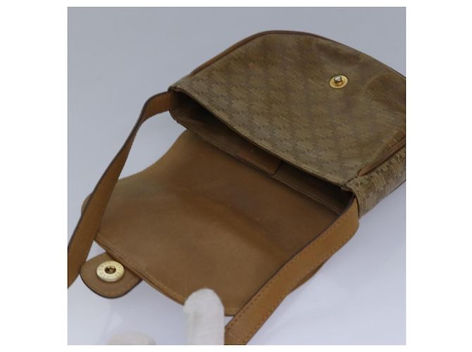 Céline Borsa a spalla in tela Macadam CELINE beige Auth bs16179 - vista 15