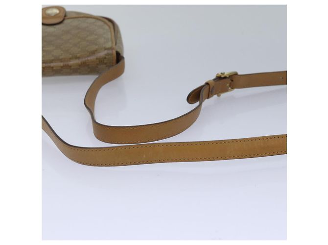 Céline Borsa a spalla in tela Macadam CELINE beige Auth bs16179 - vista 7