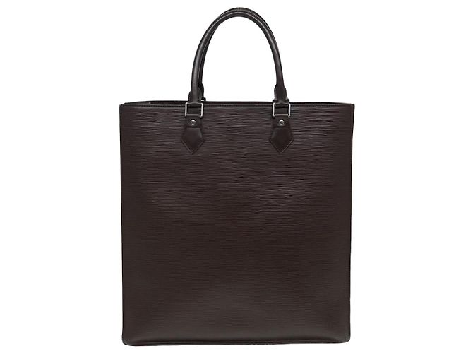 LOUIS VUITTON Epi Sac Plat Borsa a Mano Marrone Mocha M5908D LV Auth 83038 - vista 13