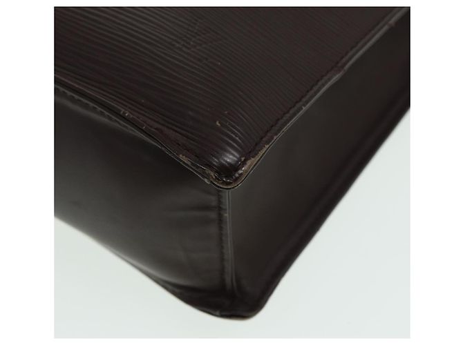 LOUIS VUITTON Epi Sac Plat Borsa a Mano Marrone Mocha M5908D LV Auth 83038 - vista 16