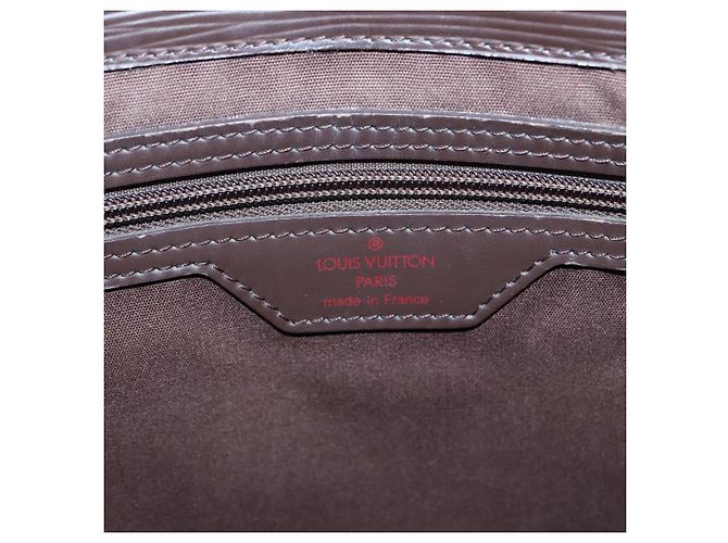 LOUIS VUITTON Epi Sac Plat Borsa a Mano Marrone Mocha M5908D LV Auth 83038 - vista 17