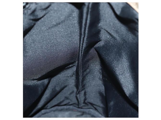 Autre Marque Borsa a spalla Burberrys Nova Check Blue Label in nylon nero e beige Auth ti1781 - vista 17