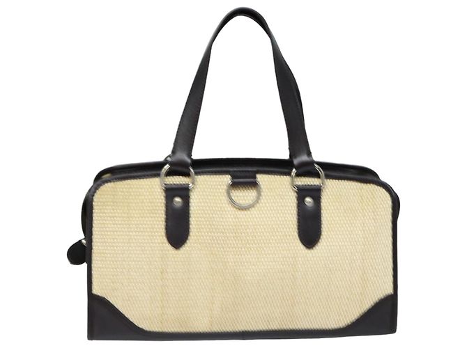 Burberry Tote Bag aus Stroh Beige Auth bs16018 - Ansicht 2