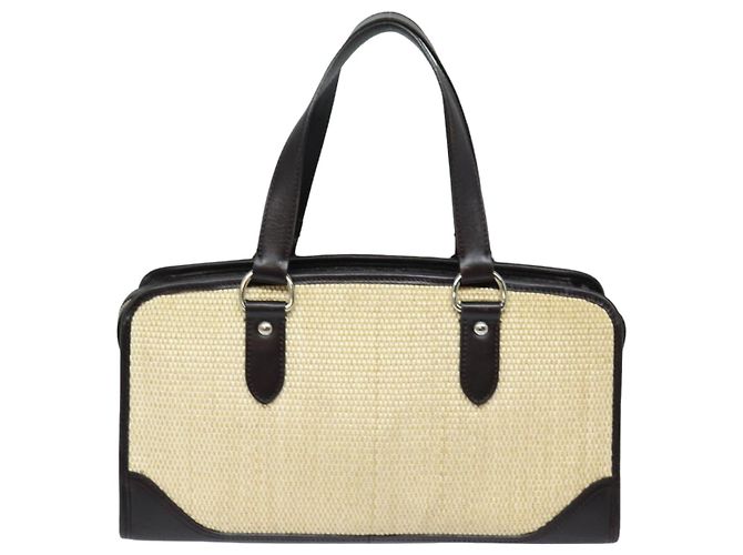Burberry Tote Bag aus Stroh Beige Auth bs16018 - Ansicht 3