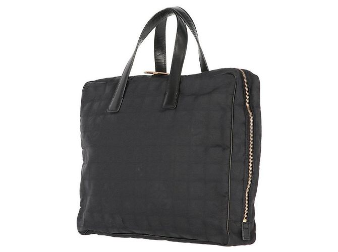 Borsa a tracolla in nylon nero Chanel - Anni 2000 - vista 2