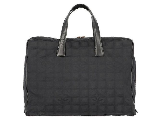 Borsa a tracolla in nylon nero Chanel - Anni 2000 - vista 4