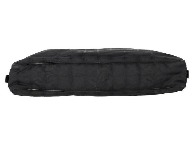 Borsa a tracolla in nylon nero Chanel - Anni 2000 - vista 5