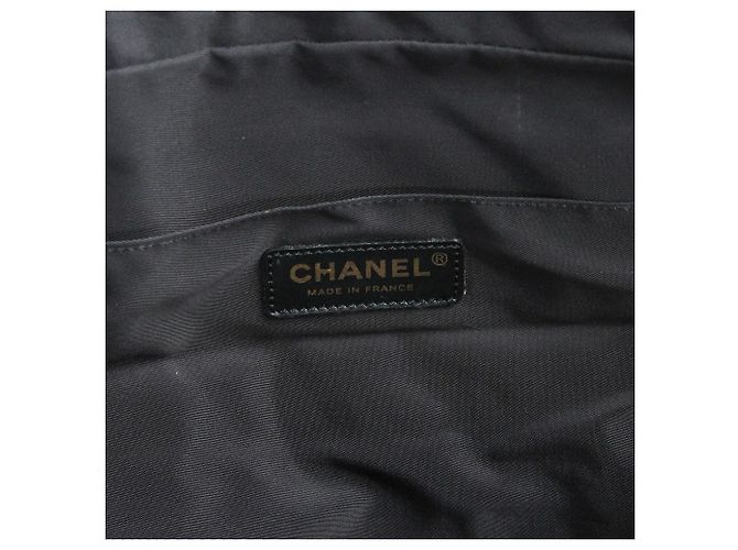 Borsa a tracolla in nylon nero Chanel - Anni 2000 - vista 7