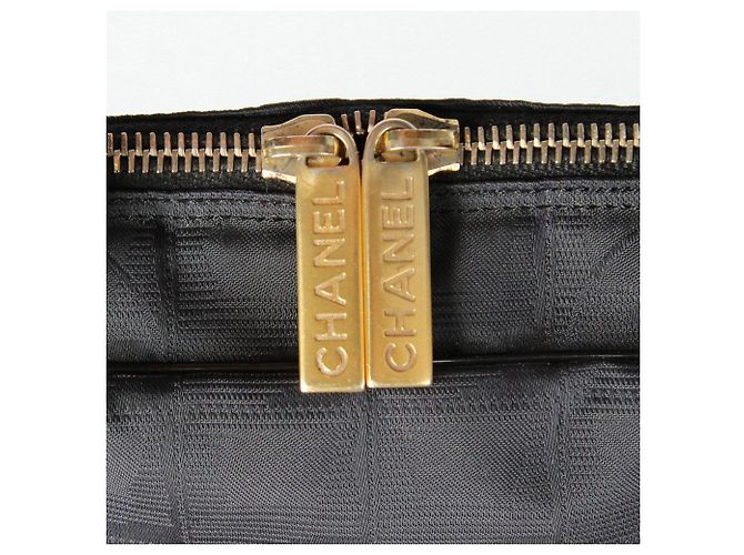Borsa a tracolla in nylon nero Chanel - Anni 2000 - vista 8