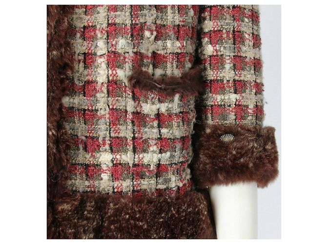 Chaqueta de seda burdeos Chanel - años 2000 - vista 6