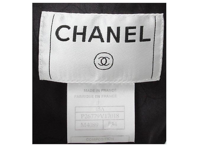 Chanel graue und beige Wolljacke - 2000er Sand - Ansicht 9