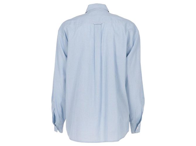Camisa de algodón azul claro Burberry Marrón claro - vista 2