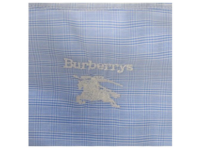 Camisa de algodón azul claro Burberry Marrón claro - vista 8