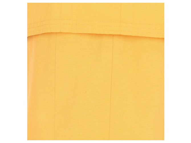 Conjunto de falda de algodón naranja Chanel Marrón claro - vista 8