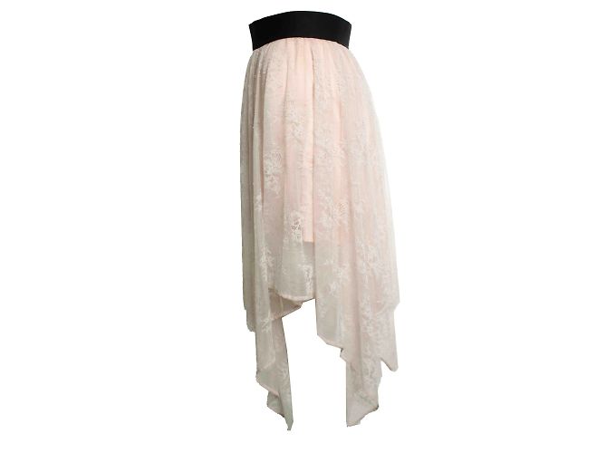 Maje, rosa Spitzenrock Pink - Ansicht 2